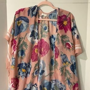 Woven heart kimono
